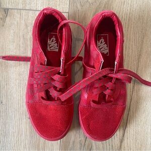 Vans Children’s Size 1 Red Shoes